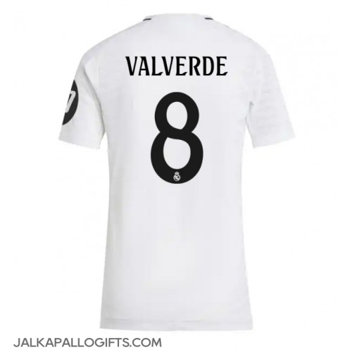 Real Madrid Federico Valverde #8 Kotipaita Naiset 2024-25 Lyhythihainen